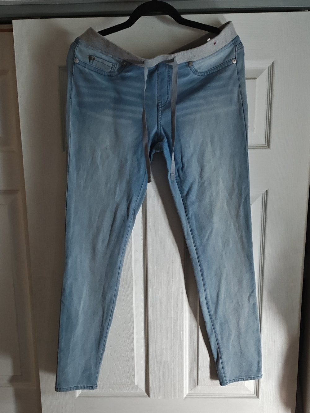 lei Light Blue Women’s Skinny Drawstring Jeans